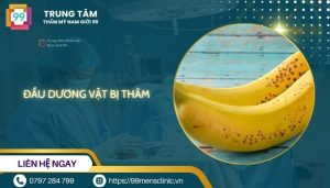 Đầu dương vật bị thâm